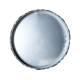 Mesa Auxiliar de Metal Plateado Ø51,5x62,5 cm | Comprar Online