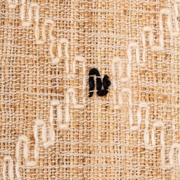 Alfombra Yute y Algodón Geométrica 80x160 cm | Decoración Boho