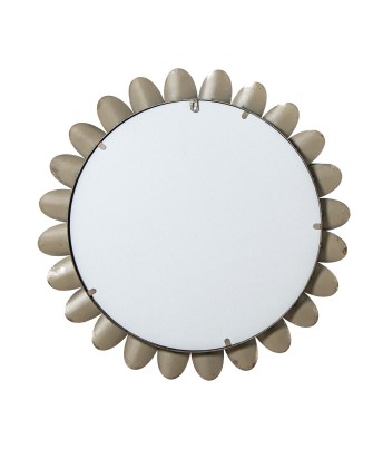 Espejo Pared Metal Dorado Ø70,5x4 cm | Decoración Elegante