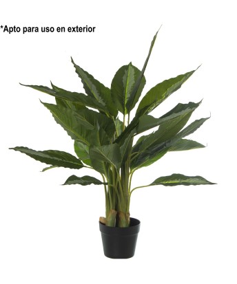 Planta Artificial Hoja Bicolor 85cm Exterior | Precios Bajos