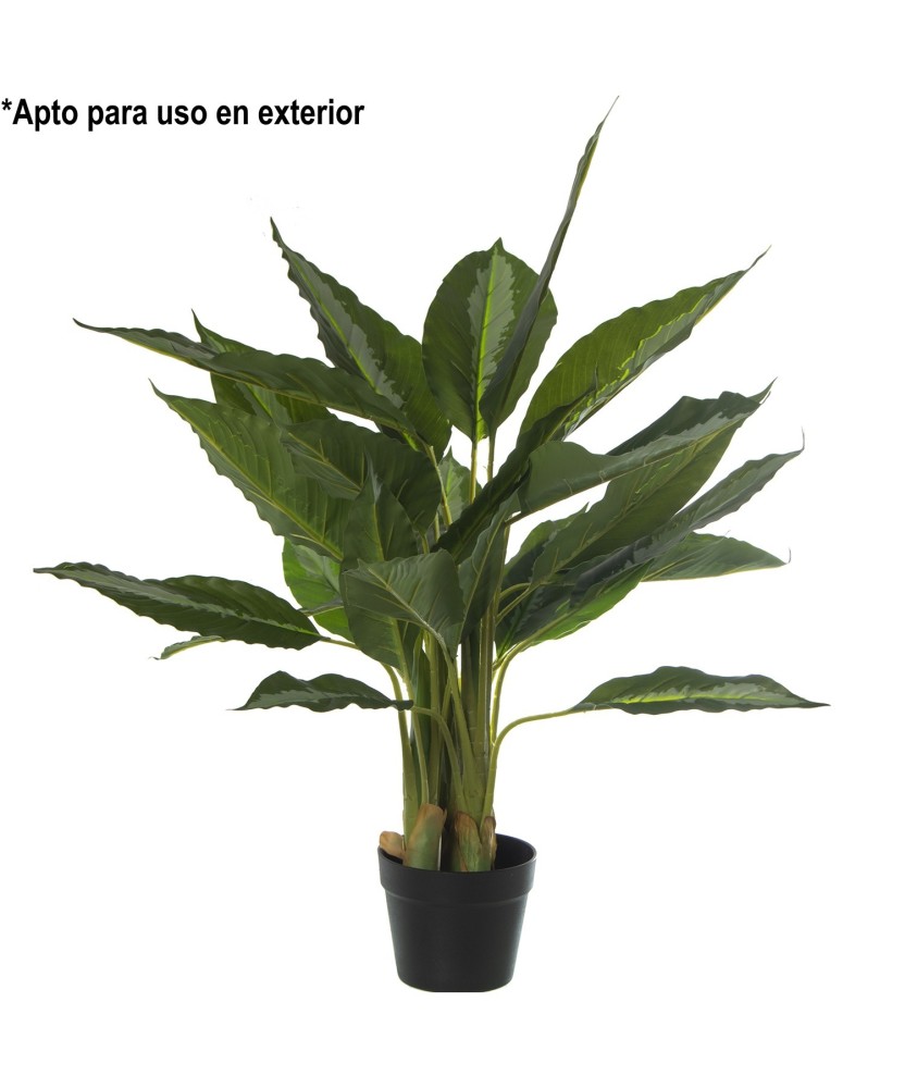 Planta Artificial Hoja Bicolor 85cm Exterior | Precios Bajos