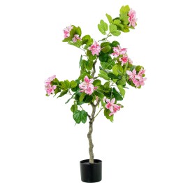 Árbol de Orquídeas Rosas Artificial 120cm | Tienda Online