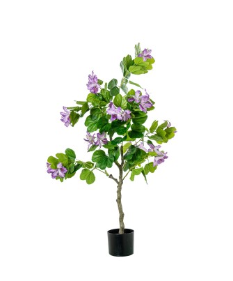 Árbol de Orquídeas Violetas Artificial 120cm | Tienda Online