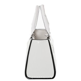 Figura Cerámica Bolso Blanco 24cm | Decoración Chic