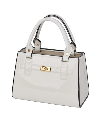 Figura Cerámica Bolso Blanco 24cm | Decoración Chic