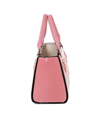 Figura Cerámica Bolso Rosa 24cm | Decoración Chic