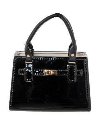 Figura Cerámica Bolso Negro 24cm | Decoración Chic