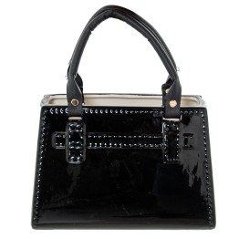 Figura Cerámica Bolso Negro 24cm | Decoración Chic