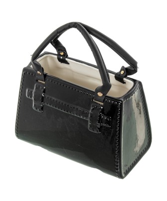 Figura Cerámica Bolso Negro 24cm | Decoración Chic