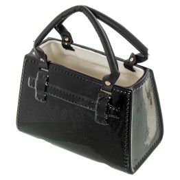 Figura Cerámica Bolso Negro 24cm | Decoración Chic