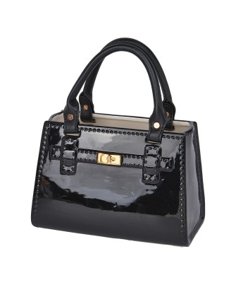 Figura Cerámica Bolso Negro 24cm | Decoración Chic