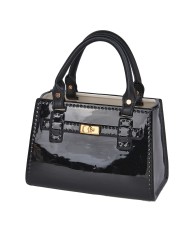 Figura Cerámica Bolso Negro 24cm | Decoración Chic