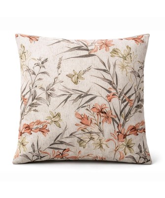 Cojín Doble Cara Estampado Botánico 45x45cm | Textil Hogar