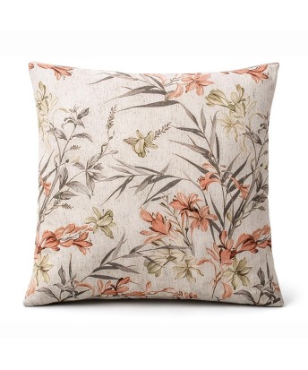 Cojín Doble Cara Estampado Botánico 45x45cm | Textil Hogar