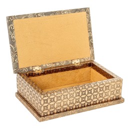 Joyero Metal Dorado Árbol de la Vida 20x13 cm | Compra Online