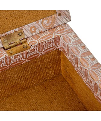 Joyero Metal Blanco/Oro Árbol de la Vida 20x13 cm | Compra Online