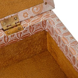 Joyero Metal Blanco/Oro Árbol de la Vida 20x13 cm | Compra Online