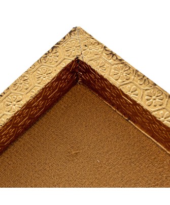 Bandeja Metal Dorado Árbol de la Vida 26x12 cm | Precios Bajos
