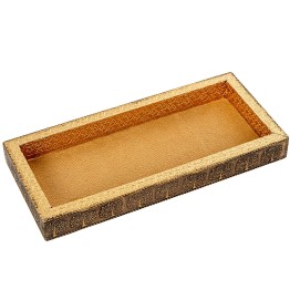 Bandeja Metal Dorado Árbol de la Vida 26x12 cm | Precios Bajos