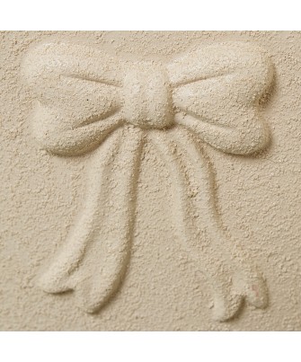 Cesto Cerámica Decorativo con Lazo 17x10x19cm - Nova Decoración