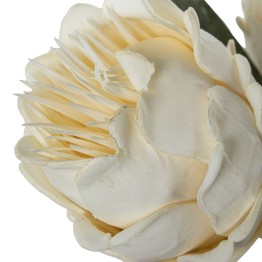 Flor Artificial Blanca Espuma EVA y Papel 65cm | Nova Decoración