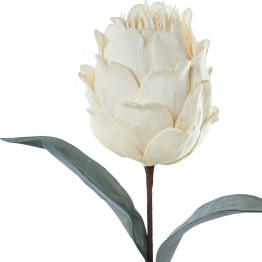 Flor Artificial Blanca Espuma EVA y Papel 65cm | Nova Decoración