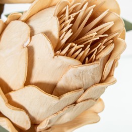Flor Artificial Beige Espuma EVA y Papel 65cm | Nova Decoración