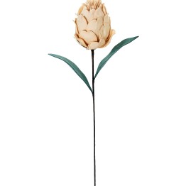 Flor Artificial Beige Espuma EVA y Papel 65cm | Nova Decoración