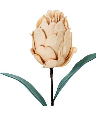 Flor Artificial Beige Espuma EVA y Papel 65cm | Nova Decoración
