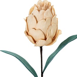Flor Artificial Beige Espuma EVA y Papel 65cm | Nova Decoración