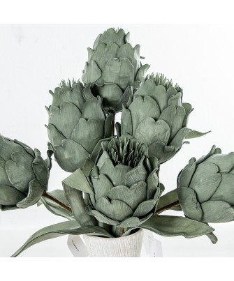 Flor Artificial Verde Espuma EVA y Papel 65cm | Nova Decoración