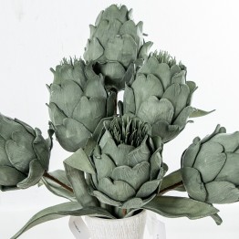 Flor Artificial Verde Espuma EVA y Papel 65cm | Nova Decoración