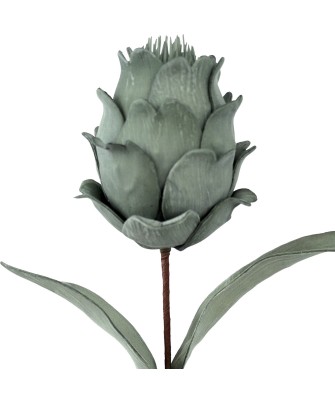 Flor Artificial Verde Espuma EVA y Papel 65cm | Nova Decoración