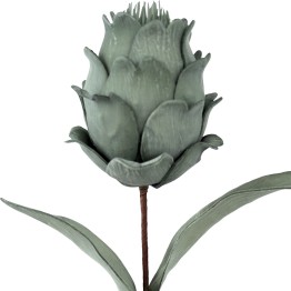 Flor Artificial Verde Espuma EVA y Papel 65cm | Nova Decoración