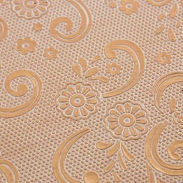 Joyero de Metal Blanco y Oro con Arabescos (15x10x6cm)