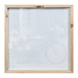 Set 2 Cuadros Lienzo Bicicletas 40x40cm | Pintado a Mano