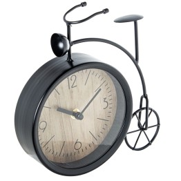 Reloj Sobremesa Bicicleta Metal Hierro Retro - Nova Decoración