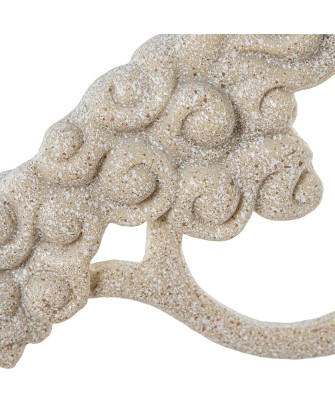 Figura Pareja Bajo Árbol De La Luna Beige y Dorado | 21cm