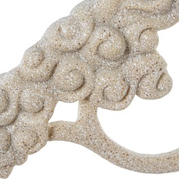 Figura Pareja Bajo Árbol De La Luna Beige y Dorado | 21cm