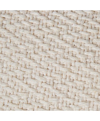 Cojín con Flecos Beige Decorativo 42x42 cm