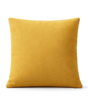 Cojín Texturizado Amarillo Mostaza 45x45 cm