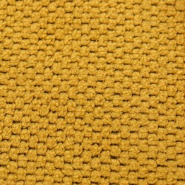 Cojín Riñonero Texturizado Amarillo Mostaza 30x50 cm