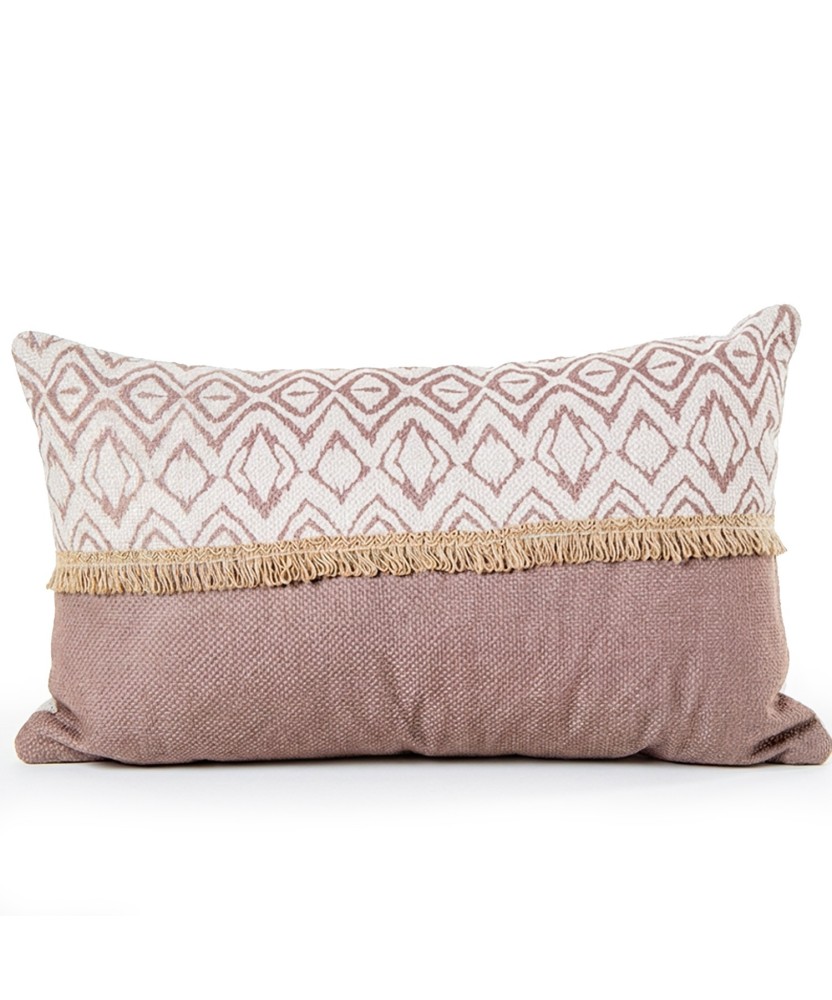 Cojín Rectangular Burdeos 50x30cm con Relleno 300g | Nova Decoración